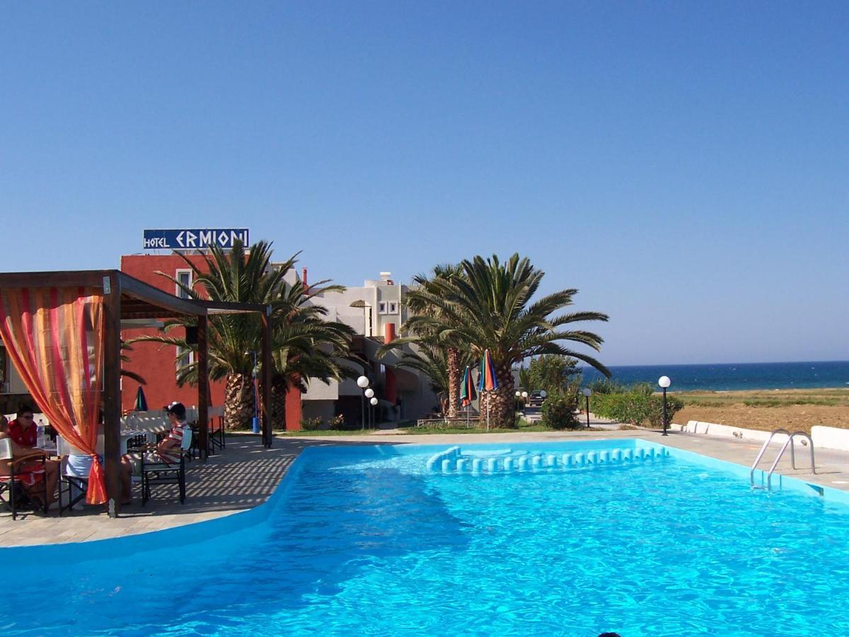 Ermioni Hotel Paralia Kourna ภายนอก รูปภาพ