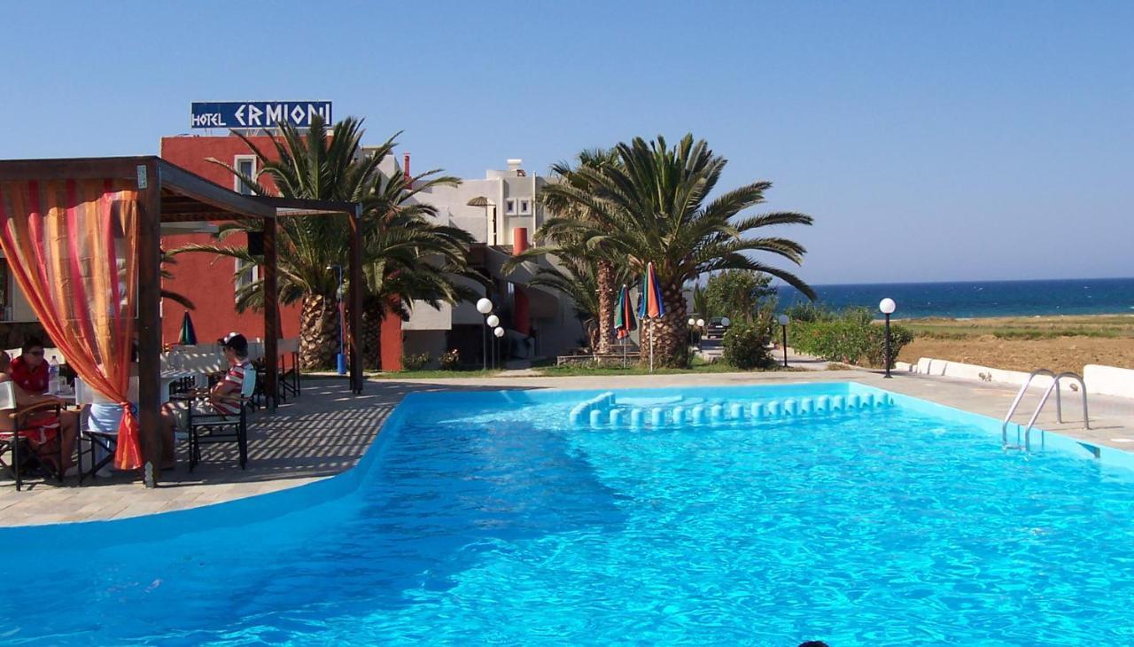 Ermioni Hotel Paralia Kourna ภายนอก รูปภาพ